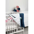 Decke- Marineblau Viburnum 100X80