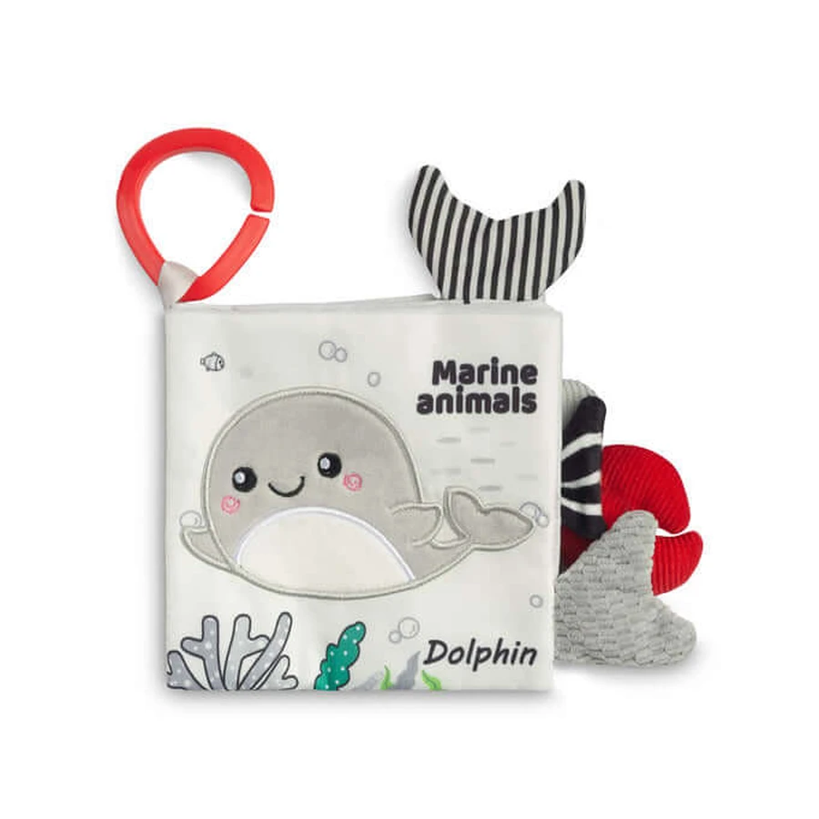 Soft Book Schwarzer und weißer Delphin Sensillo