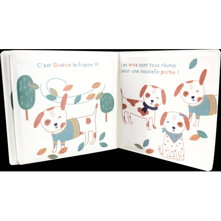 Soft Bath Book With Puppies Babycalin