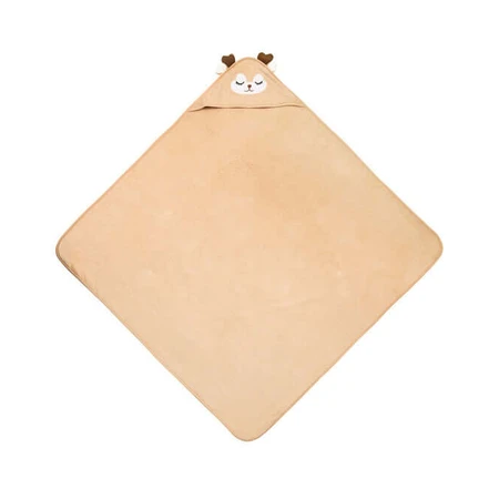 Baby Handtuch mit Kapuze 100X100 Sm Deer Beige Sensillo