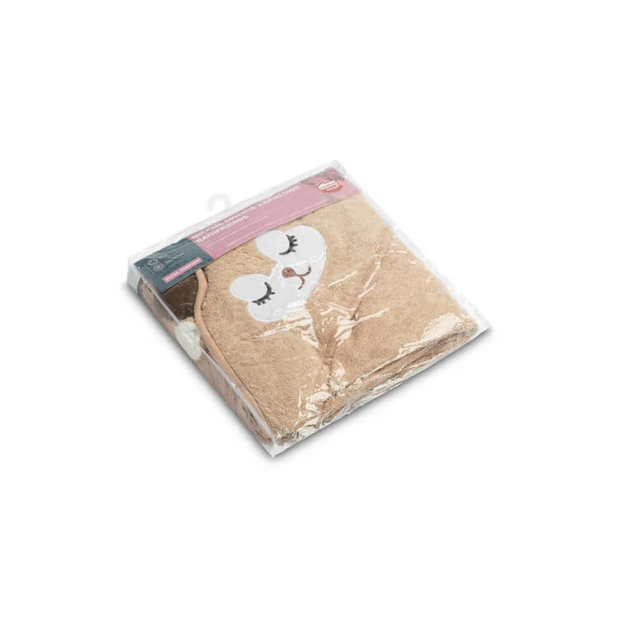 Baby Handtuch mit Kapuze 100X100 Sm Deer Beige Sensillo