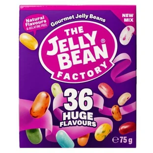 Gelées avec 36 saveurs, 75 g, The Jelly Bean Factory