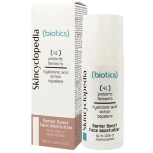 Nawilżający krem do twarzy z kwasem hialuronowym, ektoiną i skwalanem Biotics, 50 ml, Skincyclopedia