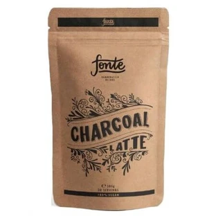 Charcoal Latte poudre de charbon actif, 300 g, Fonte