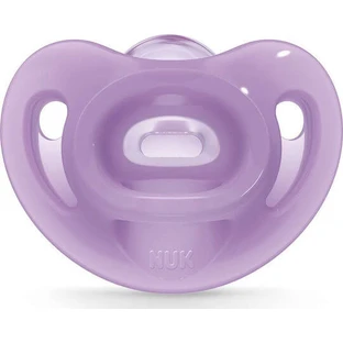 Nuk Sensitive Sucette orthodontique en silicone avec housse Mangekyu pour 0-6 mois