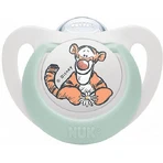 Nuk Chupete de silicona Disney con funda Winnie - Pistacho para 0-6 meses