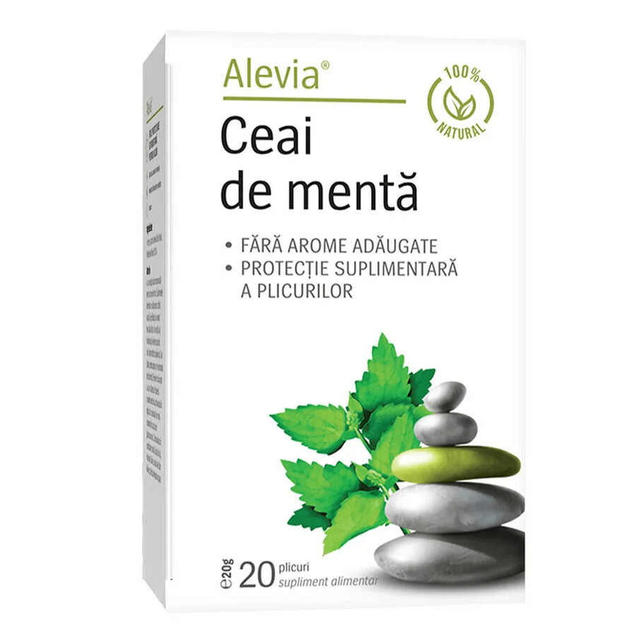 Thé à la menthe, 20 sachets, Alevia