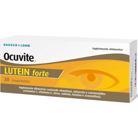 Bausch & Lomb Ocuvite Luteína Luteína Forte Suplemento Dietético Especial 30 comp.