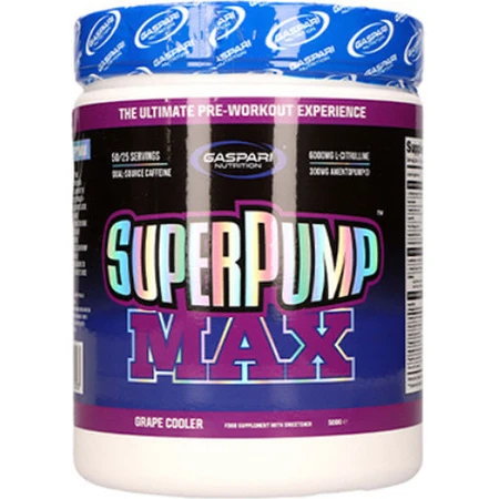 Gaspari SuperPump Max Supliment Alimentar Special 500gr Grape Cooler