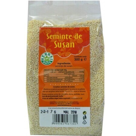 Seminte de susan, 300 gr, Herbal Sana