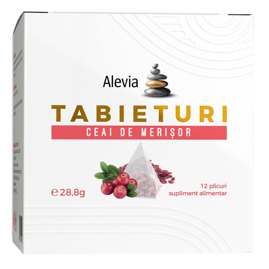 Cranberry thee Tabieturi , 12 builtjes, Alevia