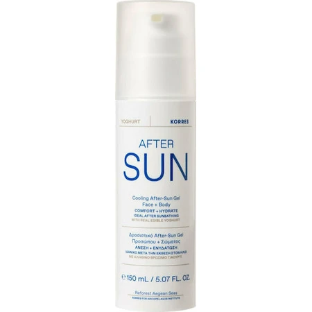 Korres After Sun Erfrischendes Gesichts- und Körpergel mit Joghurt und Ringelblume 150ml