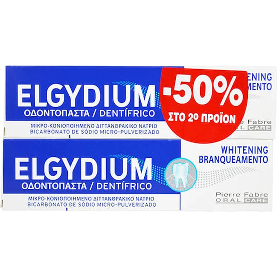 Elgydium Whitening tandpasta 2x75ml