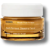 Korres Zwarte den Primus Anti-Ageing en Verhelderende Nachtcrème met Hyaluronzuur 40ml