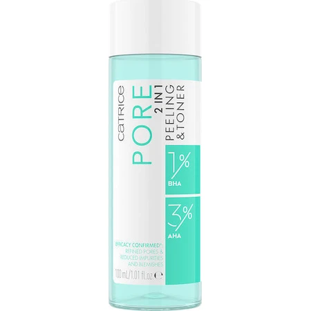 Catrice Cosmetics Porie 2-in-1 Gezichtstoner Peeling Lotion 100ml