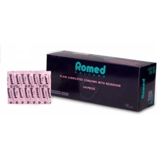 Romed Prezervative geschmiert mit Reservoir 144buc