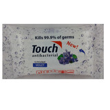 Violet antibacteriële vochtige doekjes, 15 stuks, Touch