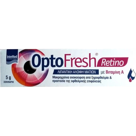 InterMed OptoFresh Retino Pomada Ocular Lubricante con Vitamina A 5gr