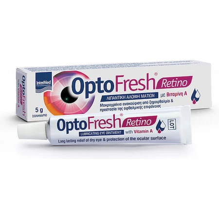 InterMed OptoFresh Retino Pomada Ocular Lubricante con Vitamina A 5gr