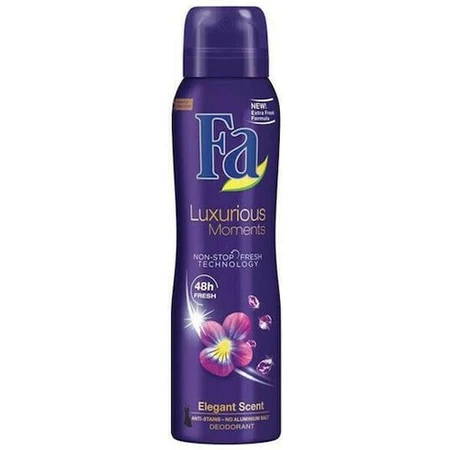 Fa Luxurious Moments Dezodorant 48h w sprayu bez aluminium 150ml: ceny i cechy