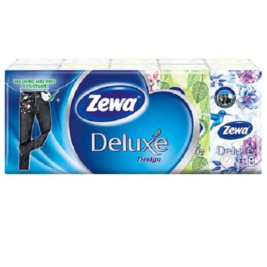 Deluxe Design Trockenservietten, 3-lagig, 10er-Pack, Zewa