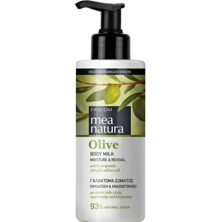 Farcom Mea Natura Körperlotion Olivenöl Feuchtigkeitsspendende Körperlotion für alle Hauttypen 250ml