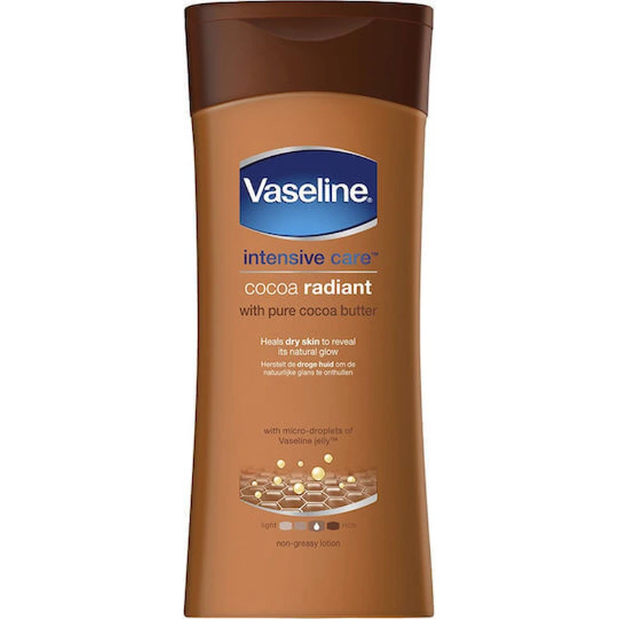 Vaseline Intensive Care Cocoa Radiant Moisturizing regenerating lotion with Aloe Vera for dry skin 400ml