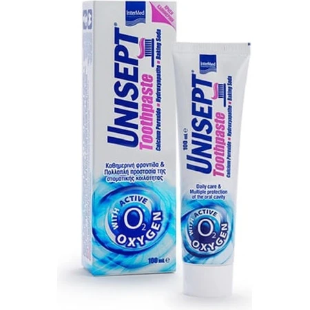 InterMed Unisept Tandpasta tegen tandvleesontsteking, tandplak en gaatjes 100ml