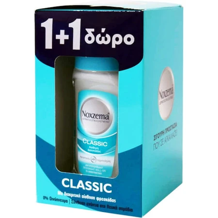 Noxzema Classic ekonomiczne opakowanie Dezodorant 48h Roll-On 2x50ml: ceny i cechy
