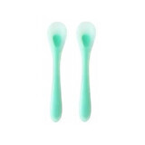 Set de 2 cuillères en silicone, Bleu, Mombella