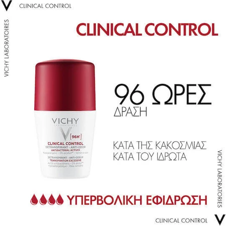 Vichy Clinical Control Deodorant 96h im Roll-On 50ml