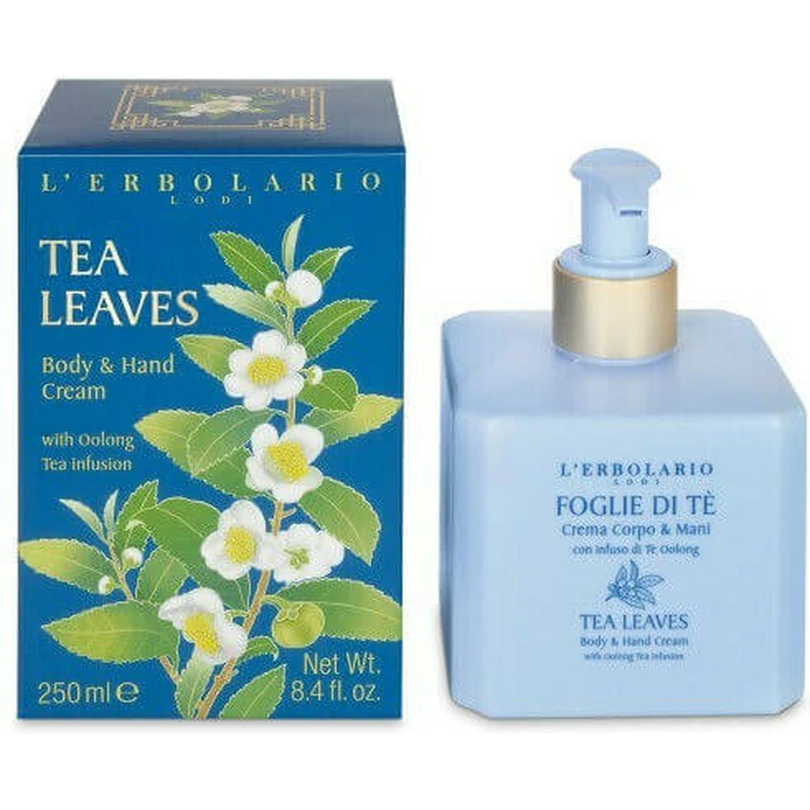 L'Erbolario Crema corpo idratante alle foglie di tè per pelli sensibili 250ml