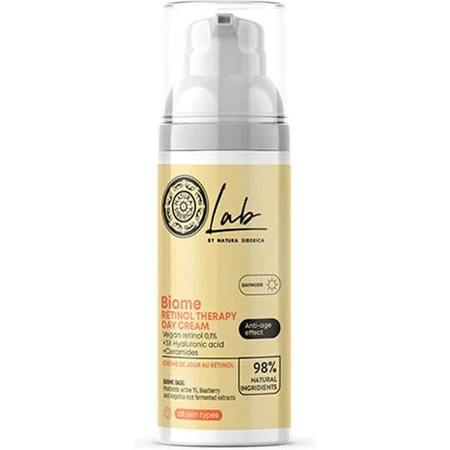Natura Siberica Lab Biome Przeciwstarzeniowy krem do twarzy na dzień z retinolem 50ml: ceny i cechy