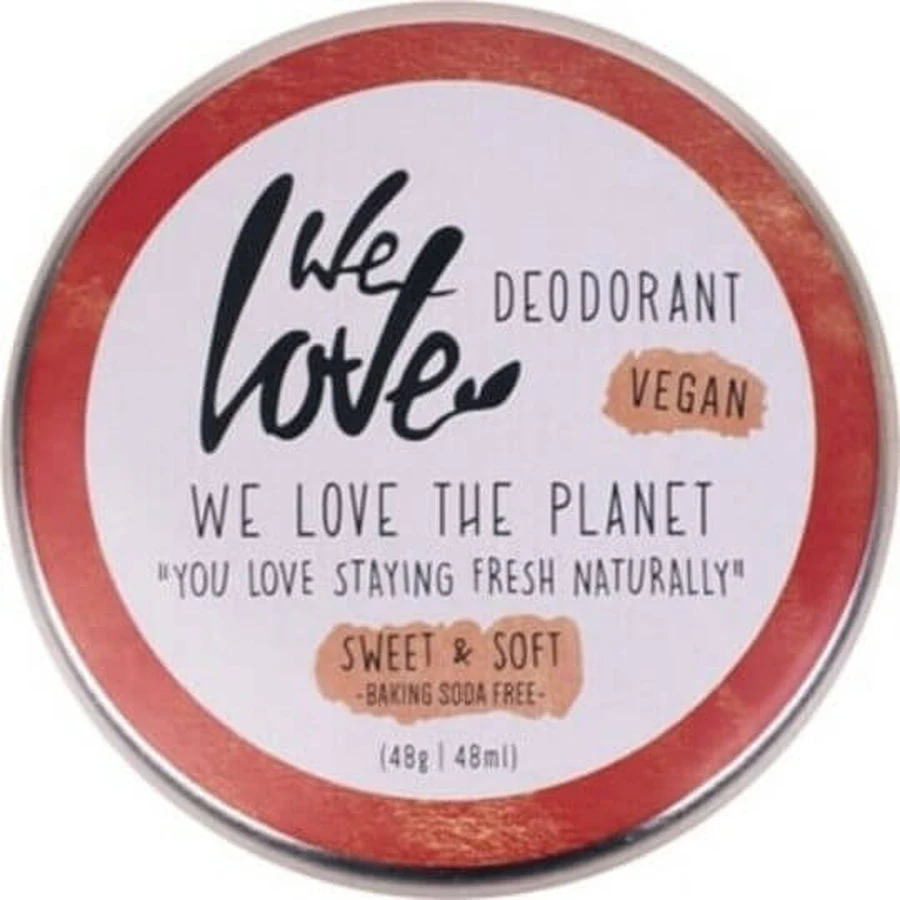 We Love The Planet Déodorant doux et sucré Déodorant naturel en stick sans aluminium 48gr