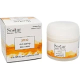 Sostar Focus Dag hydraterende en antiverouderende gezichtscrème SPF30 met hyaluronzuur en panthenol 50ml