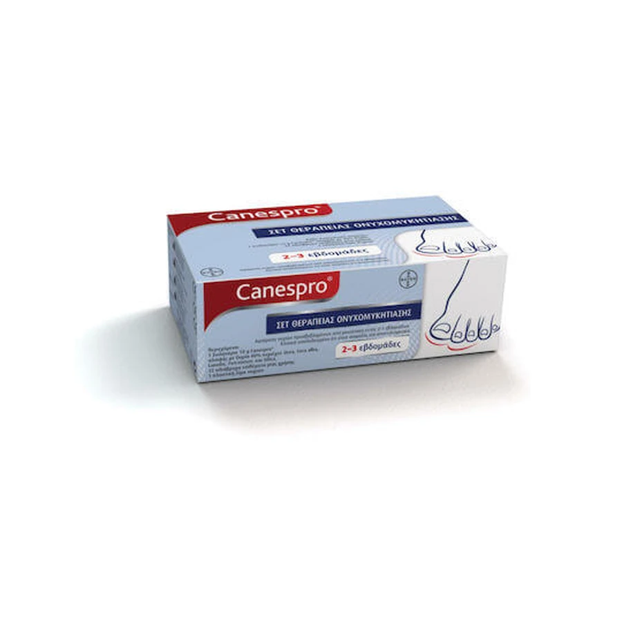 Bayer Canespro Set de Tratament pentru Onicomicoză - Îndepărtare Nedureroasă a Unghiilor Afectate în 2-3 Săptămâni 10gr