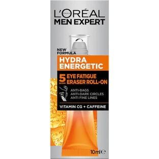 L'Oreal Paris Men Expert Hydra Energetic przeciwzmarszczkowy żel pod oczy dla mężczyzn z witaminą C 10ml