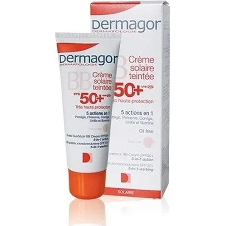 Dermagor BB Sun Cream Crème solaire teintée SPF50 avec pigment Beige Clair 40ml