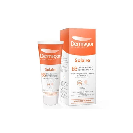 Dermagor BB Sun Cream Crème solaire teintée SPF50 avec pigment Beige Clair 40ml