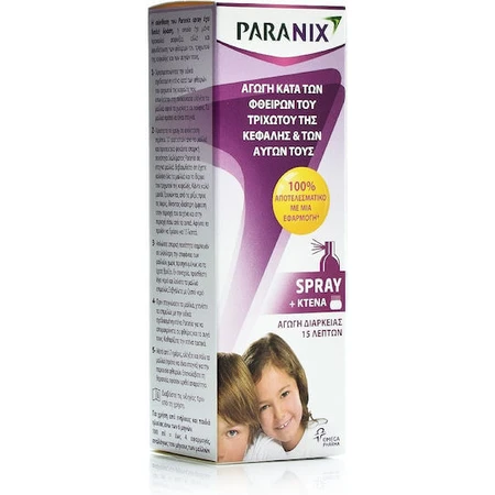 Paranix Luizen Behandeling Kam & Lotion Spray voor Kinderen 100ml