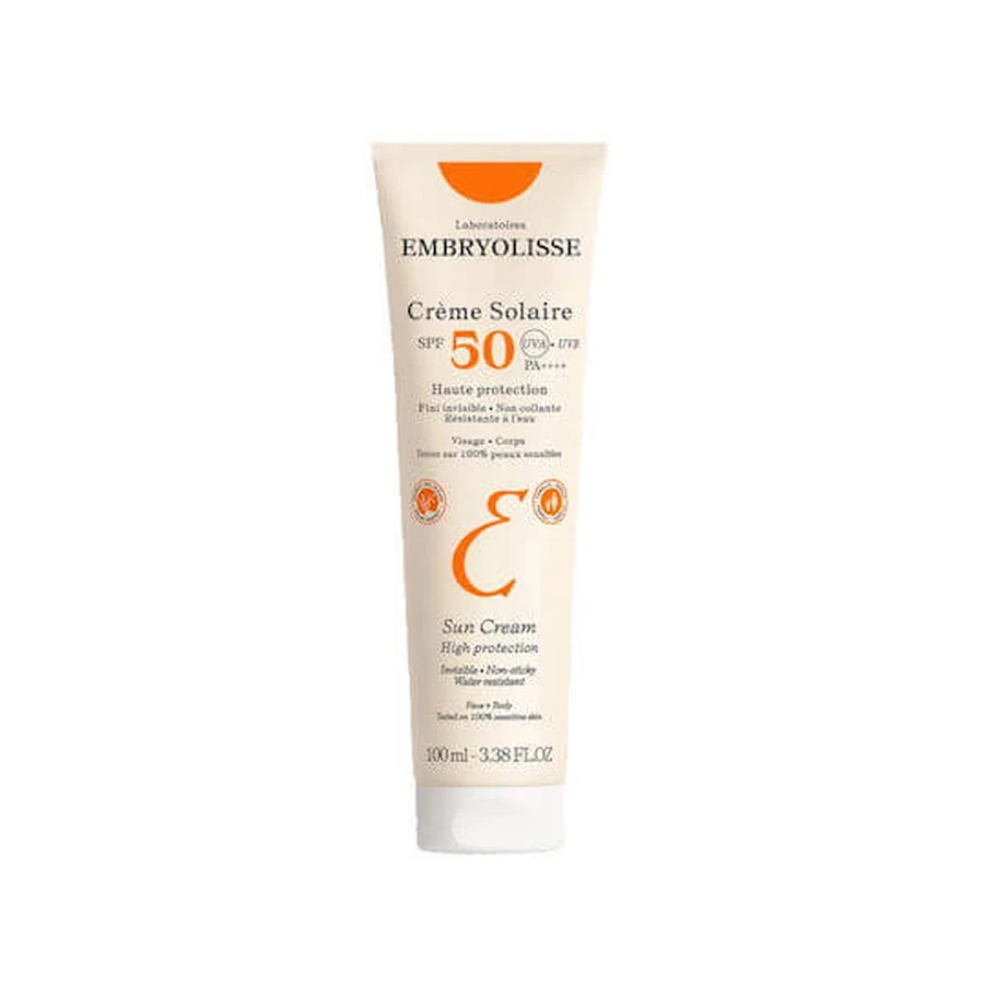 Embryolisse Crema solar resistente al agua rostro y cuerpo SPF50 100ml