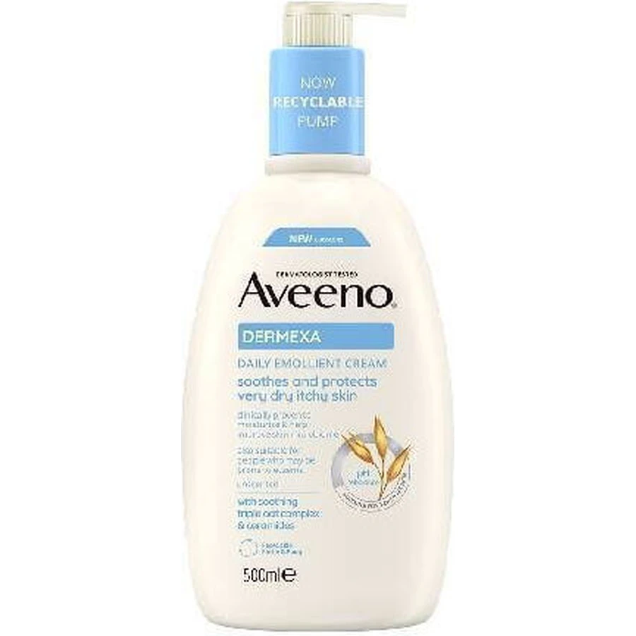 Aveeno Dermexa Daily Emollient Cream bezzapachowy 500ml: ceny i cechy