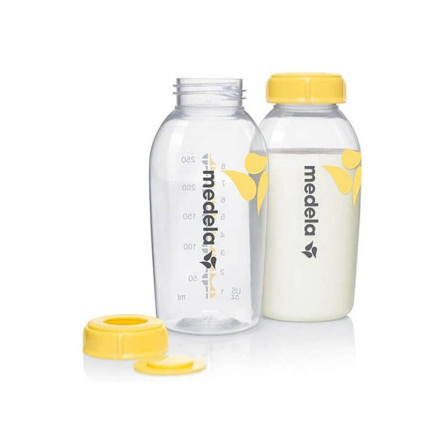 Milchsammelflaschen-Set, 2x250 ml, Medela