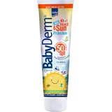 InterMed Babyderm Crema solar infantil resistente al agua Emulsión facial y corporal SPF50 300ml