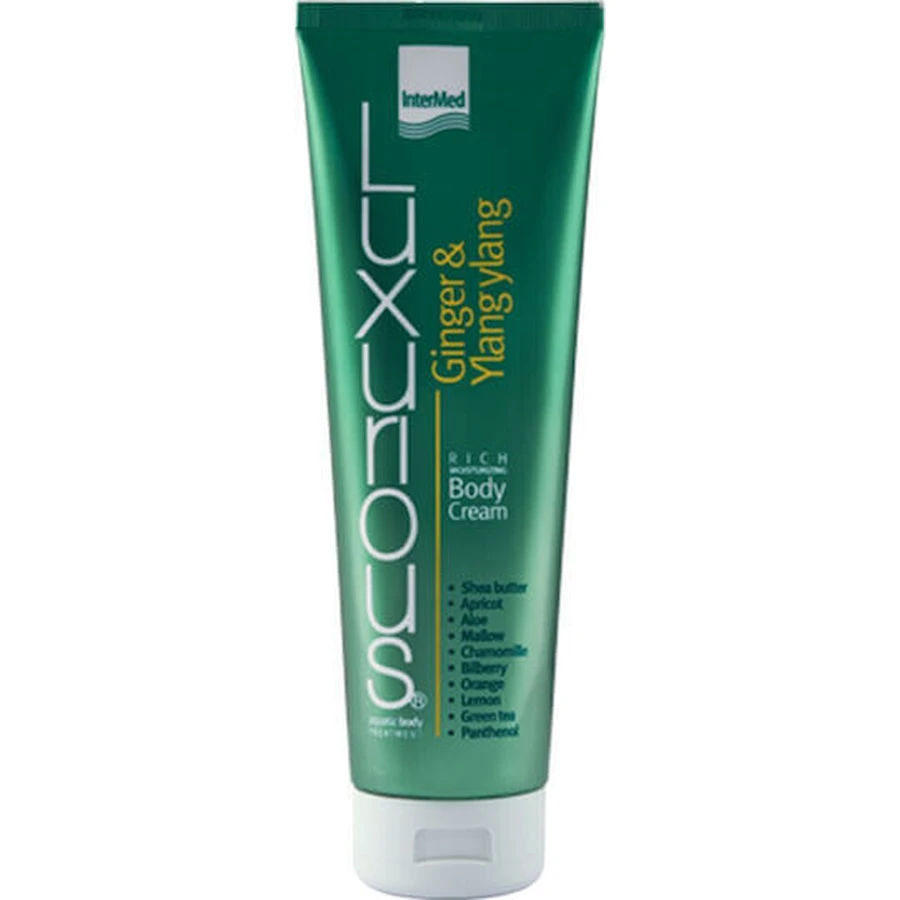 InterMed Luxuriöse Ingwer & Ylang Ylang feuchtigkeitsspendende Körpercreme mit Aloe Vera 280ml