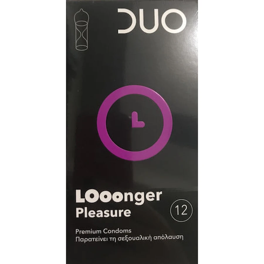 Duo Prezervatief LOoonger Pleasure met vertragingseffect 12st