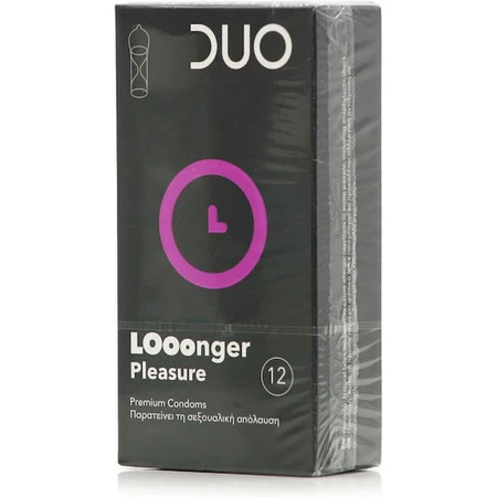 Duo Prezervatief LOoonger Pleasure met vertragingseffect 12st