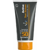 Frezyderm Active Sun Screen Sensitive Water Resistant Sun Cream for Face and Body SPF50 150ml