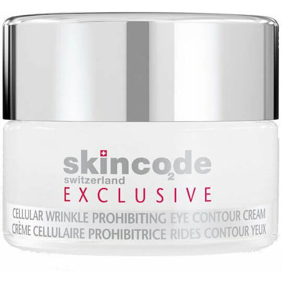 Skincode Exclusive Cremă de Ochi Anti-îmbătrânire și Tonifiantă cu SPF50 cu Acid Hialuronic 15ml