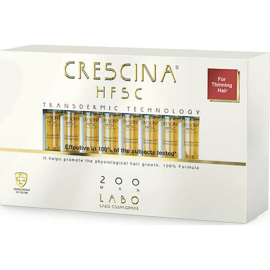 Labo Caducrex Caducrex Transdermic HFSC Haar Ampulle für Haarausfall für Männer 20x3.5ml